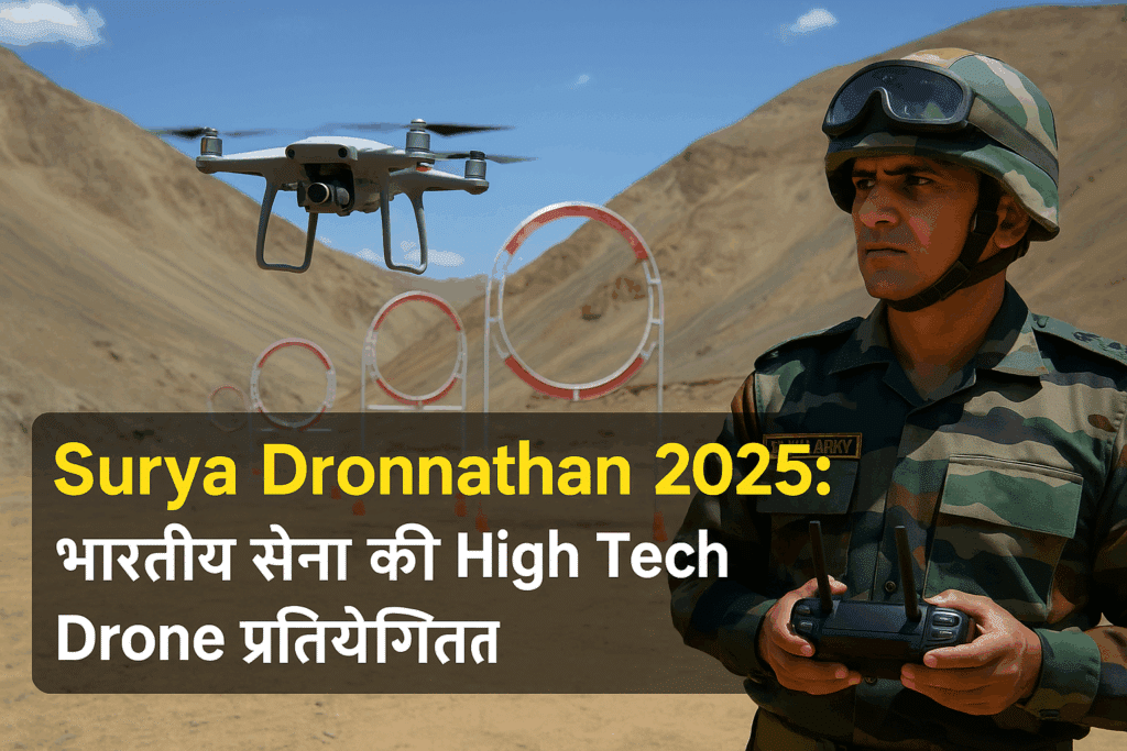 Surya dronnathan 2025: indian army's high-tech drone competition
