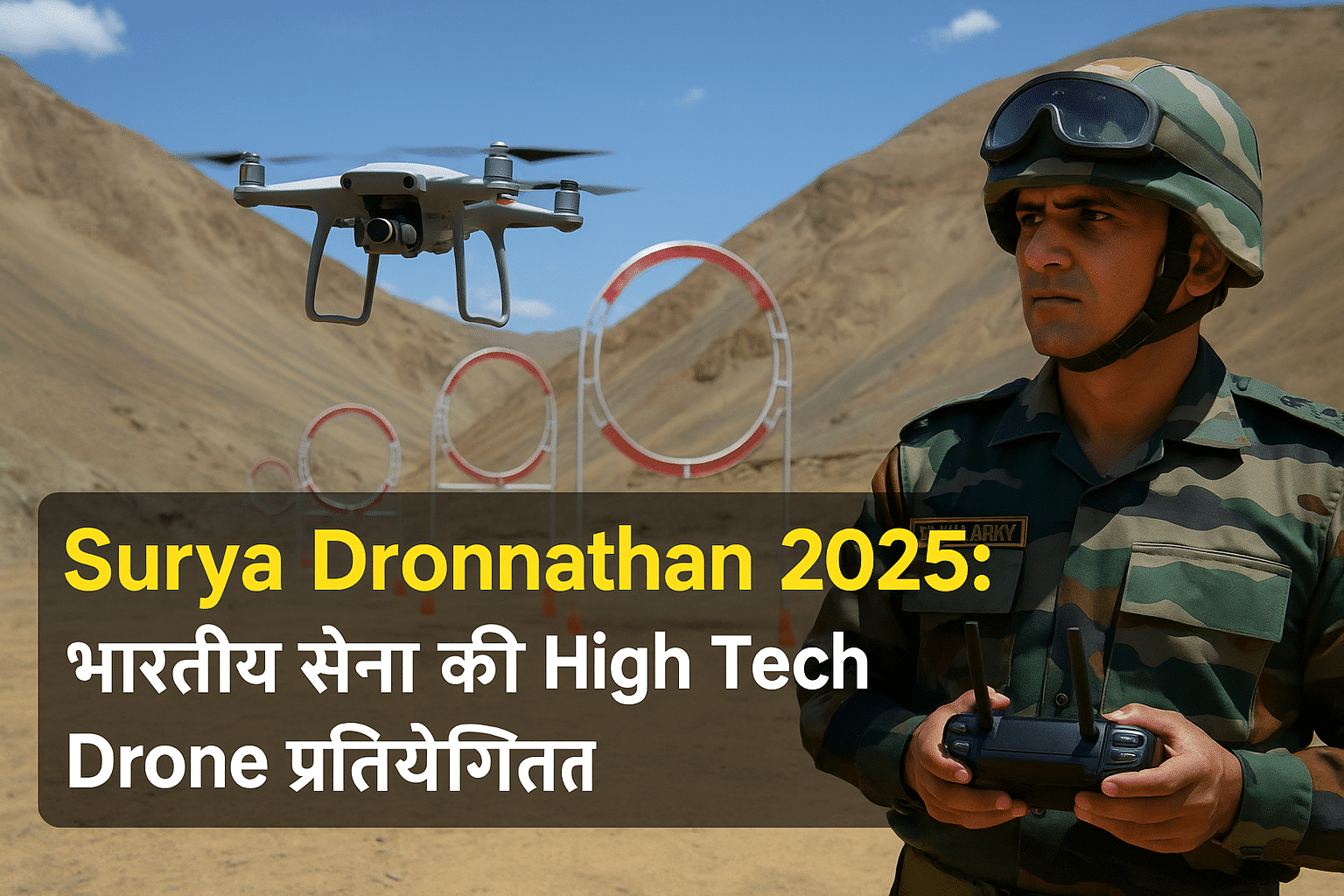 Surya Dronnathan 2025: Indian Army's high-tech drone competition
