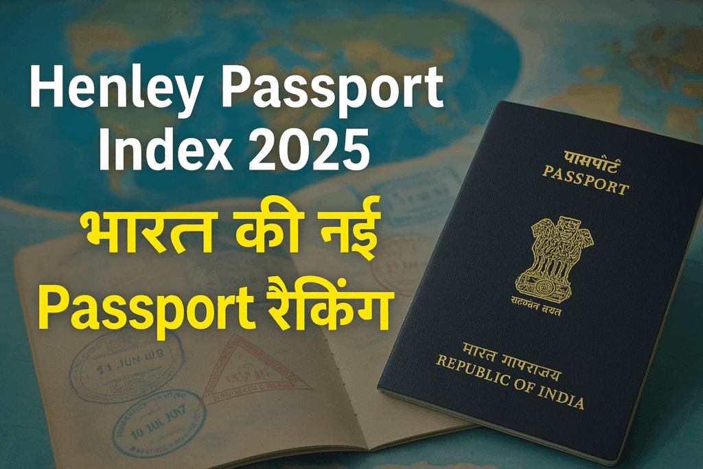 Henley passport index 2025 – india's new passport ranking