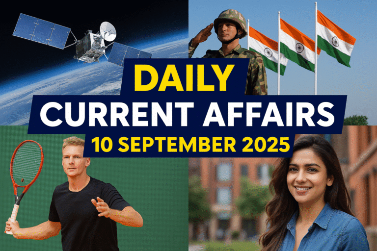 Daily current affairs 10 september 2025