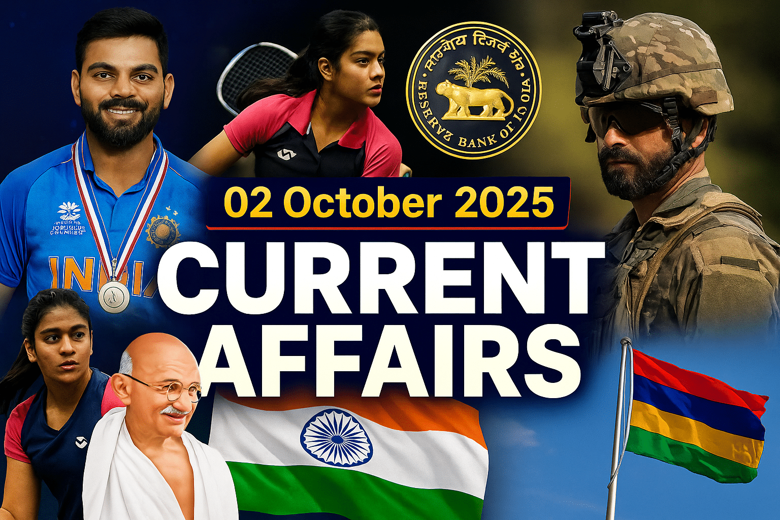02 October 2025 Current Affairs