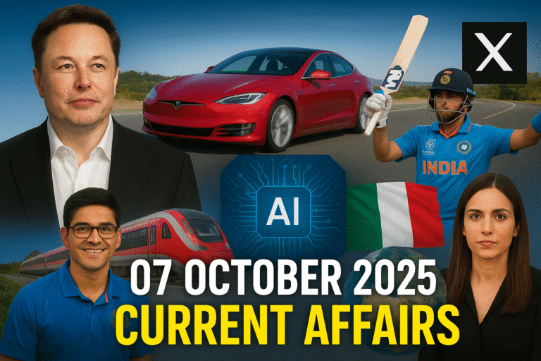 07 october 2025 current affairs