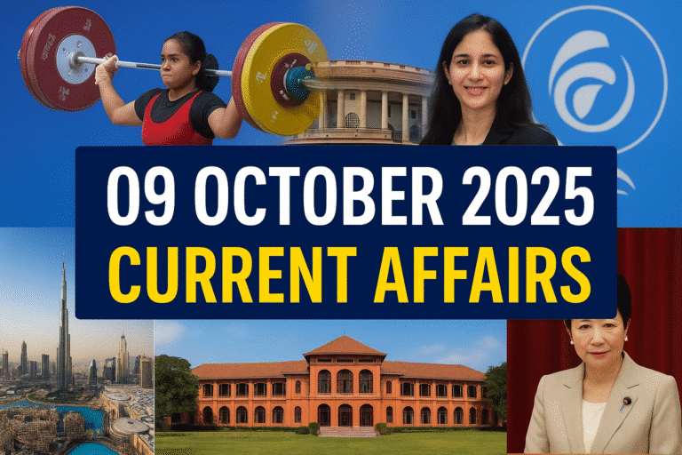 09 october 2025 current affairs