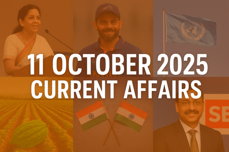 11 october 2025 current affairs