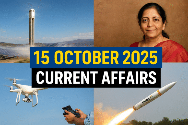 15 october 2025 current affairs