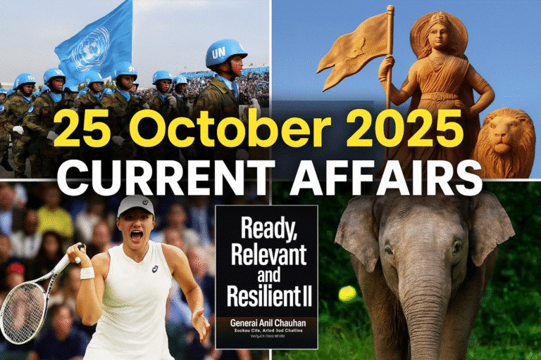 25 october 2025 current affairs