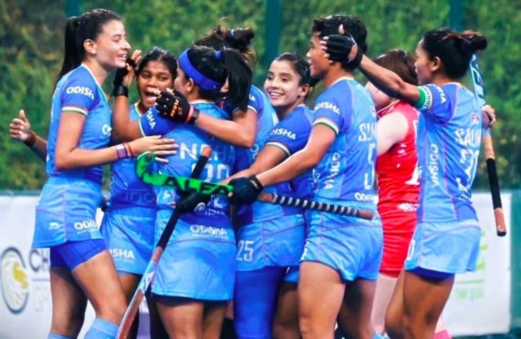 Indian womens hockey team was the runner up in the womens hockey asia cup 2025