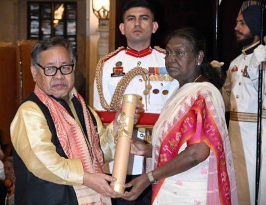 Anil kumar boro was awarded the padma shri in 2025 for his contributions to the field of literature and education