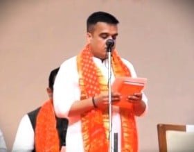 Harsh sanghvi has become the youngest deputy chief minister of gujarat