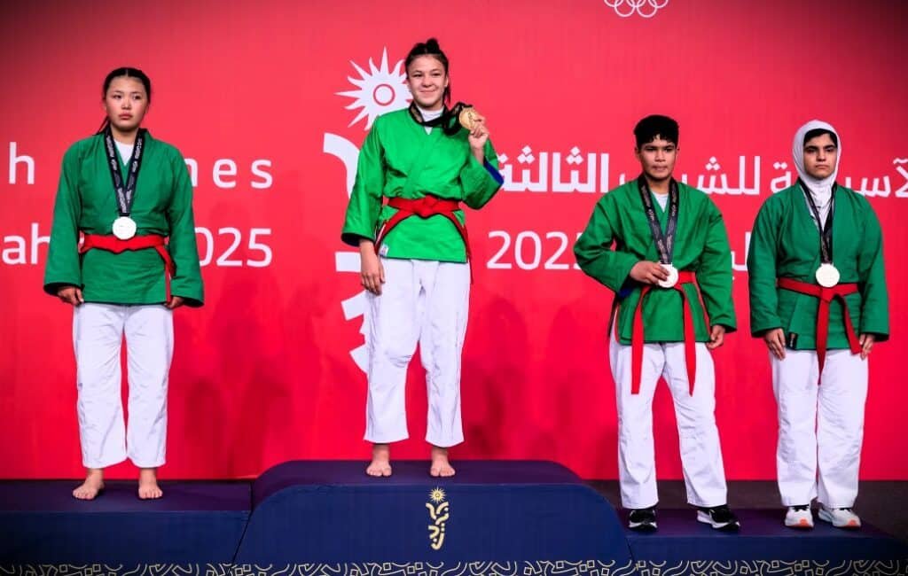 Indias khushi won a bronze medal in the asian youth games 2025