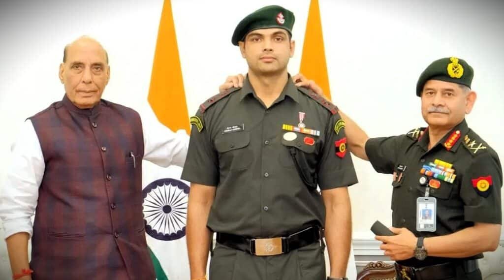 Neeraj chopra was honored with the honorary rank of lieutenant colonel in the indian army