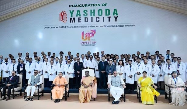 President draupadi murmu inaugurated ‘yashoda medcity in ghaziabad