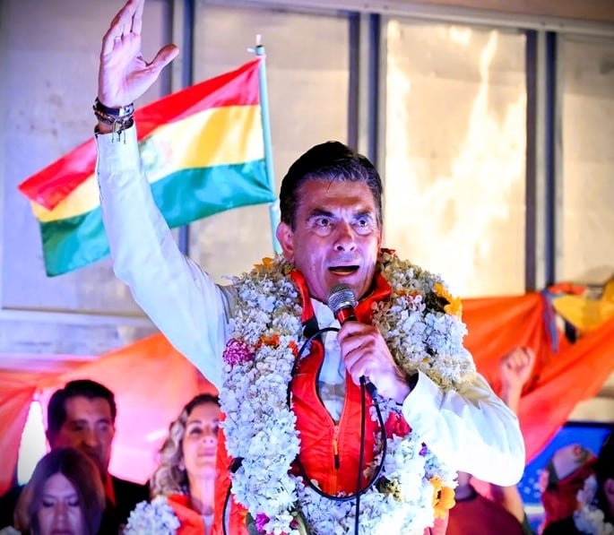 Rodrigo paz pereira recently became the president of bolivia
