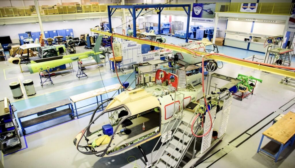 Tata and airbus will jointly set up an assembly line for the h125 helicopter in vemagal
