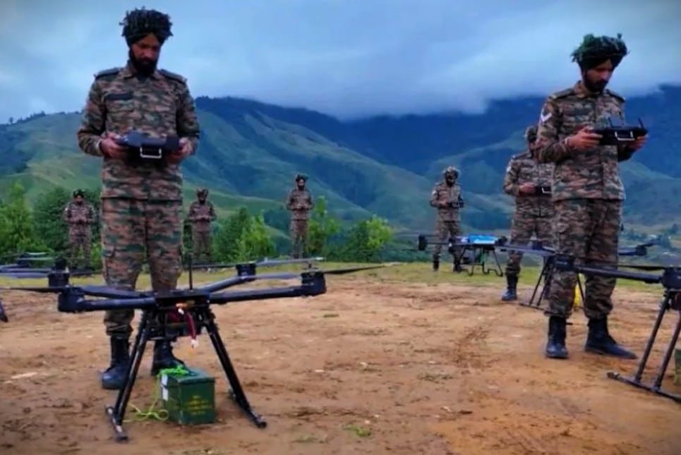 The indian army has launched an indigenous anti drone grid named saksham