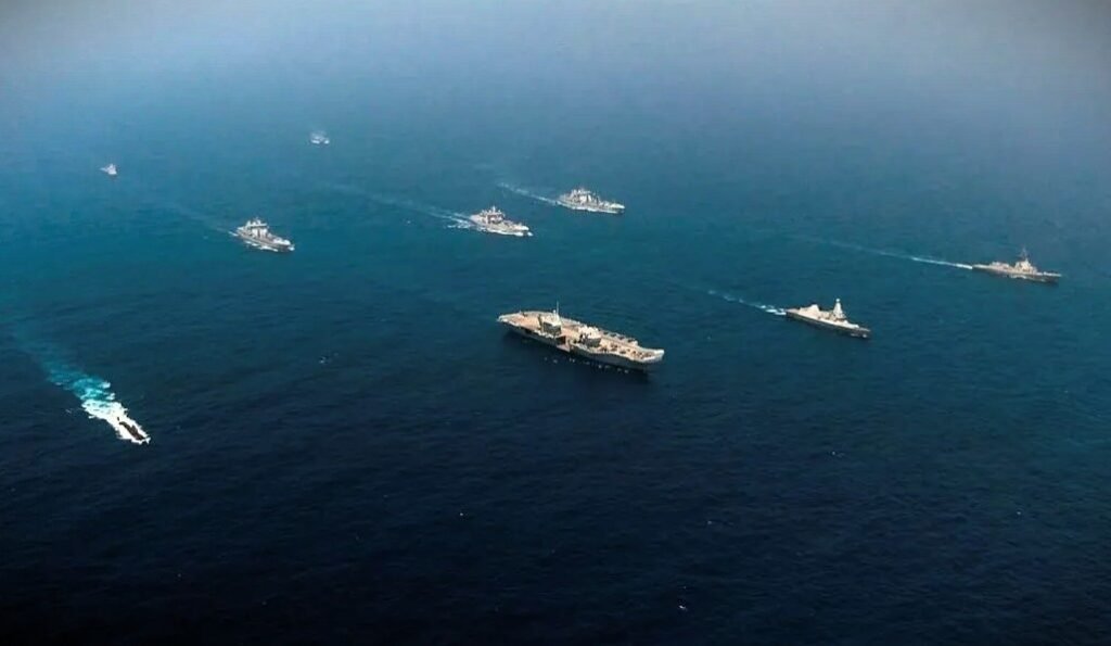The indian navy has started the ‘kokan 2025 naval exercise with the united kingdom