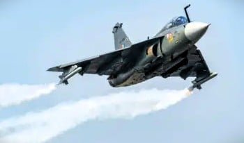 The tejas lca mk1a was unveiled by defense minister rajnath singh in nashik