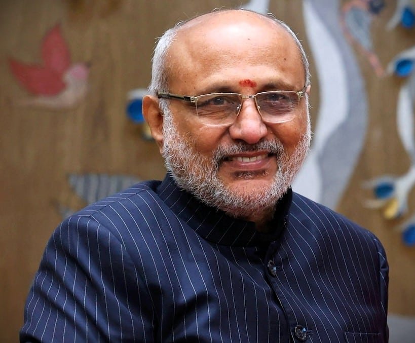 Vice president c. P. Radhakrishnan arrived in seychelles on a two day visit