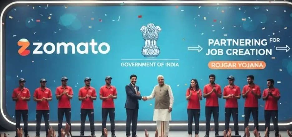 Zomato have signed a mou to generate 2. 5 lakh employment through the ncs portal