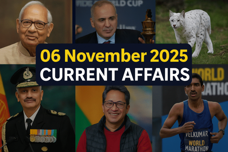 06 november 2025 current affairs