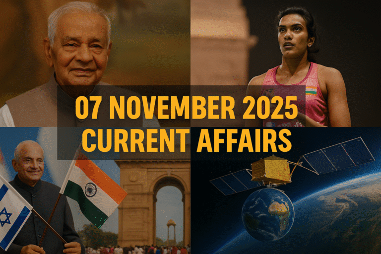 07 november 2025 current affairs