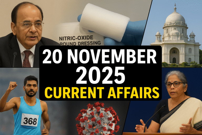 20 november 2025 current affairs