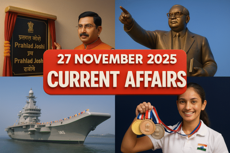 27 november 2025 current affairs