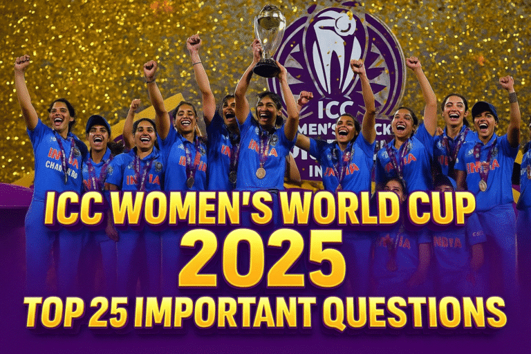 Icc women's world cup 2025 top 25 important questions