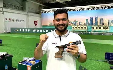 11 November 2025 Current Affairs 7 Anish bhanwala won the silver medal in the mens 25m rapid fire pistol event