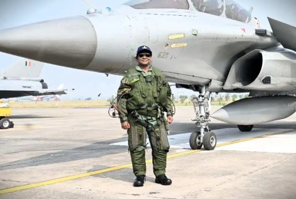 03 November 2025 Current Affairs 9 He flew in a rafale jet from the ambala air base