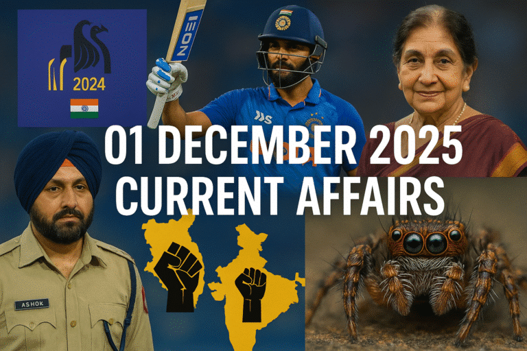 01 december 2025 current affairs