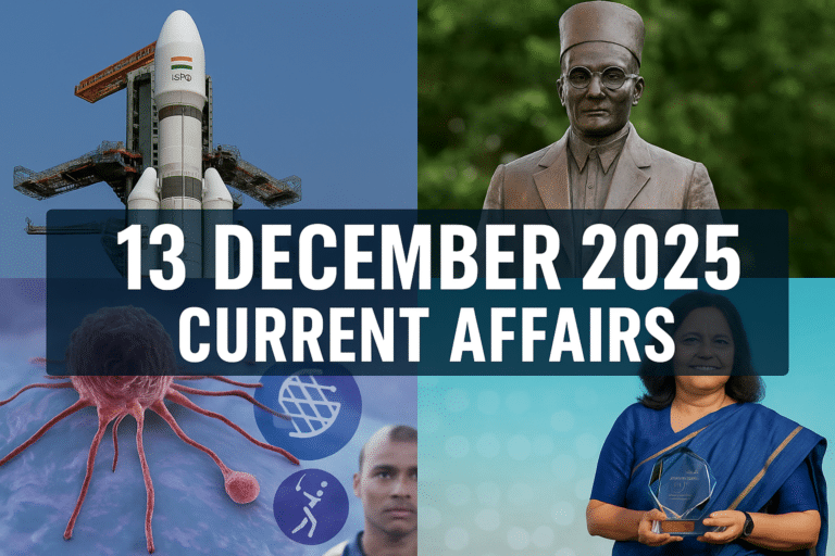13 december 2025 current affairs