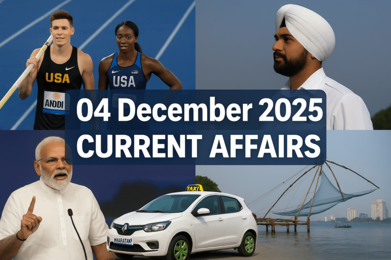 4 december 2025 current affairs