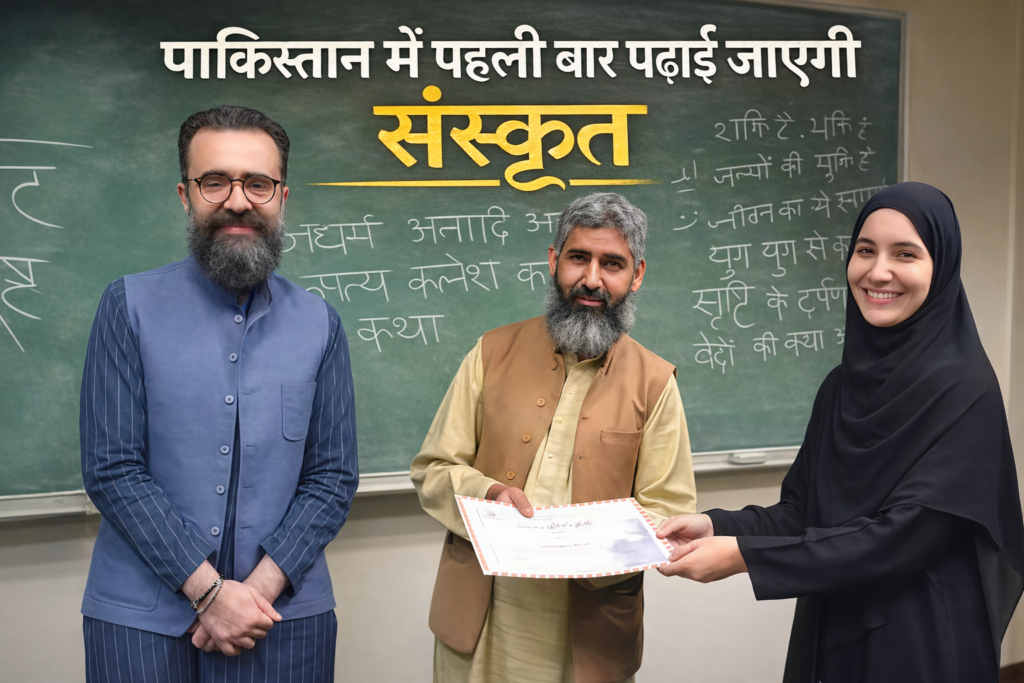 Sanskrit will be taught for the first time in pakistan lahore university of management sciences launched a sanskrit course
