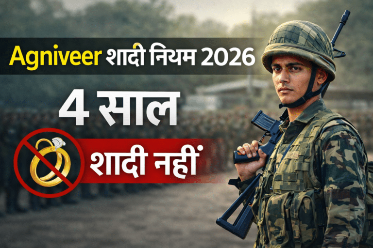 Agniveer-no-marriage-for-4-years-army-new-rules-2026