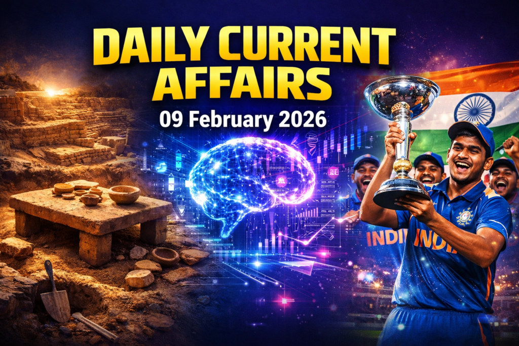 9 February 2026 Current Affairs In Hindi – MCQ | Army, SSC, Defence ...