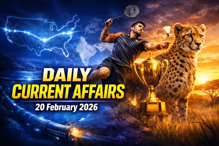 20 february 2026 current affairs
