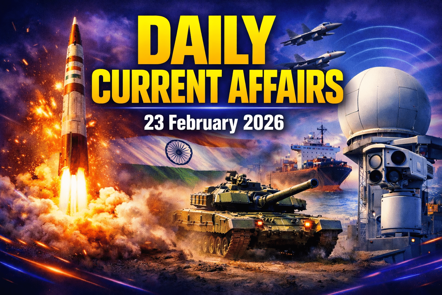 23 February 2026 Current Affairs