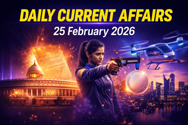 25 february 2026 current affairs