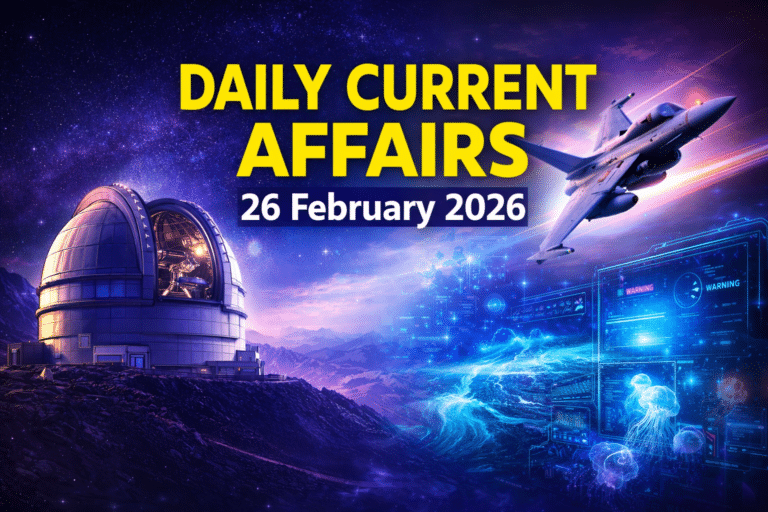 26 february 2026 current affairs