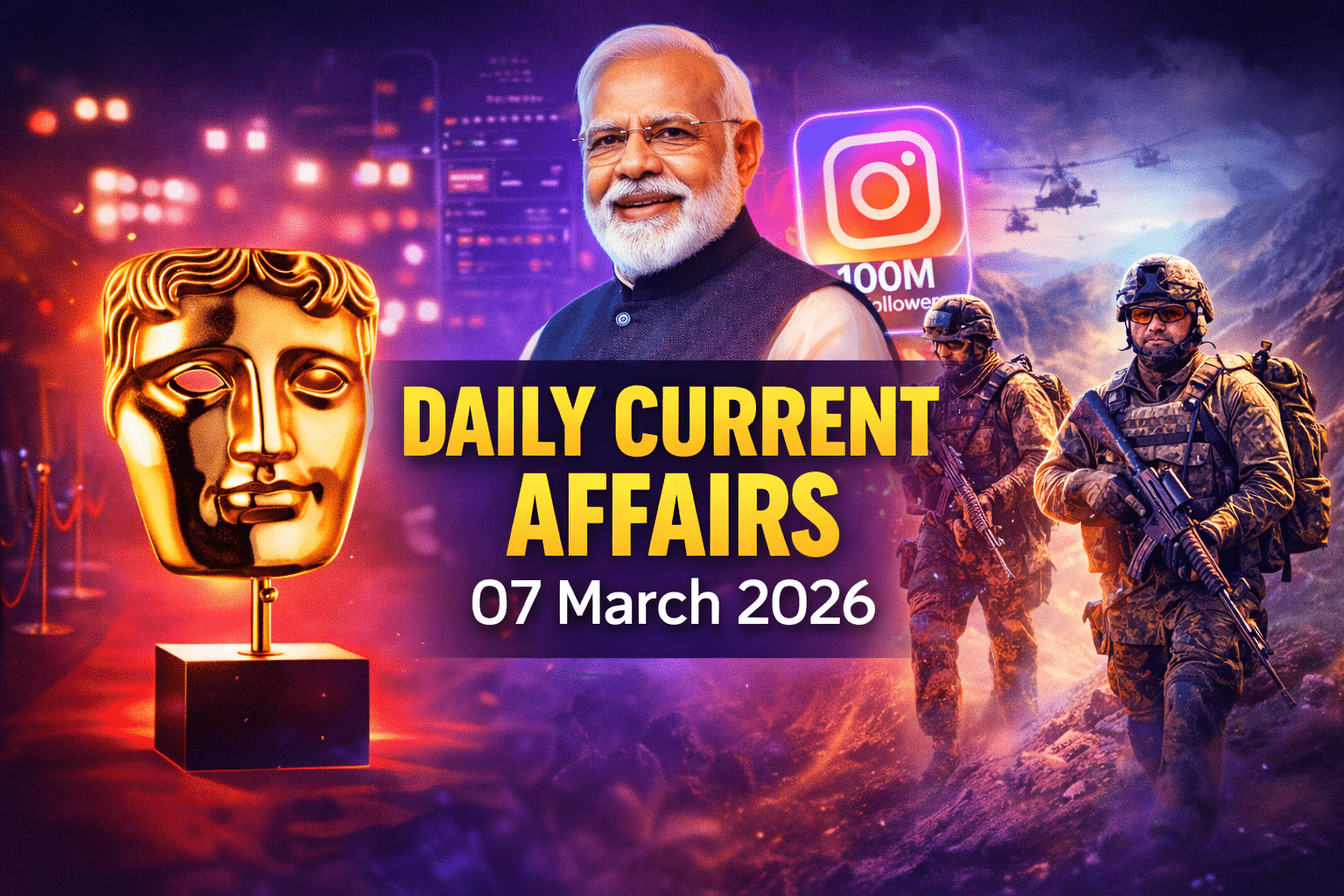 07 March 2026 Current Affairs