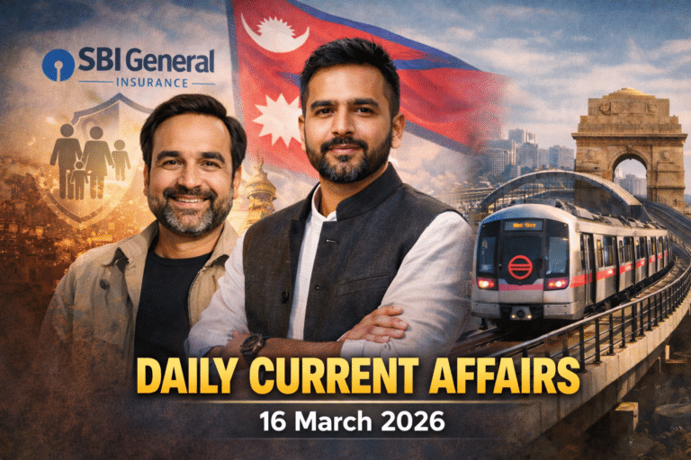 16 march 2026 current affairs