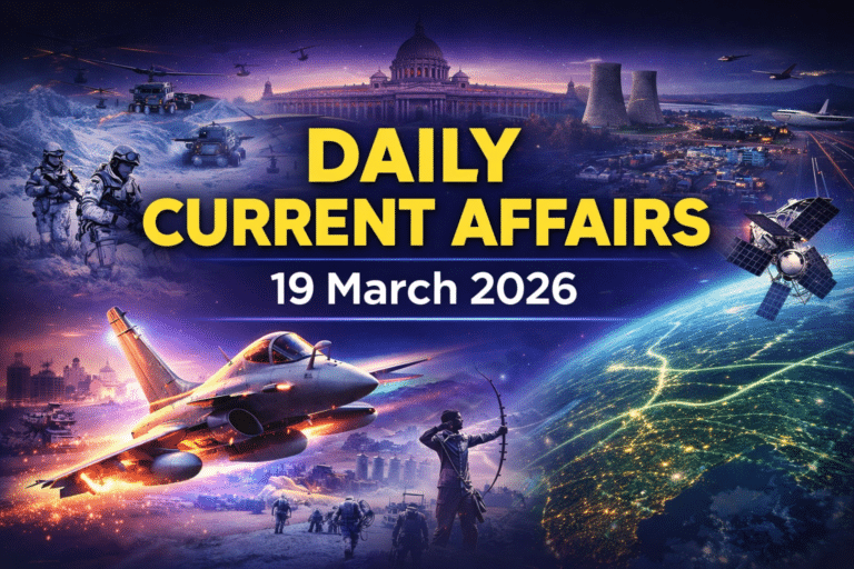 19 march 2026 current affairs
