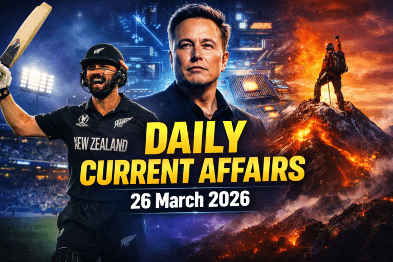 26 march 2026 current affairs