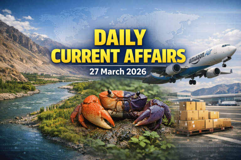 27 march 2026 current affairs