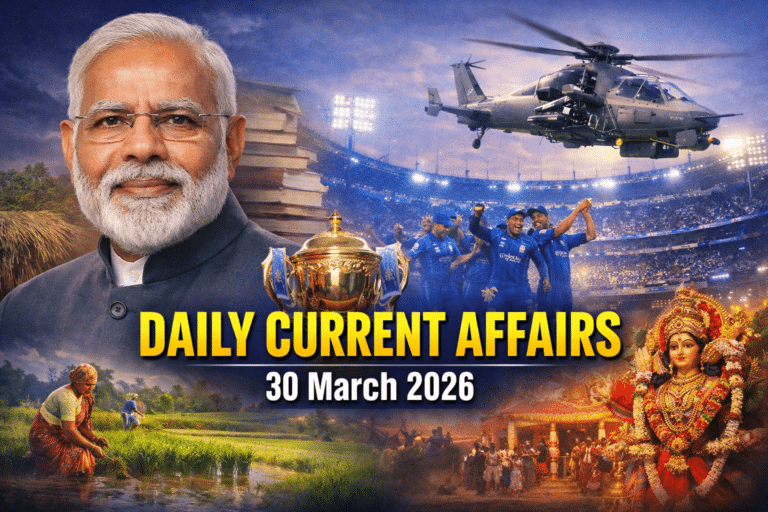 30 march 2026 current affairs