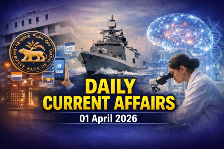 01 april 2026 current affairs