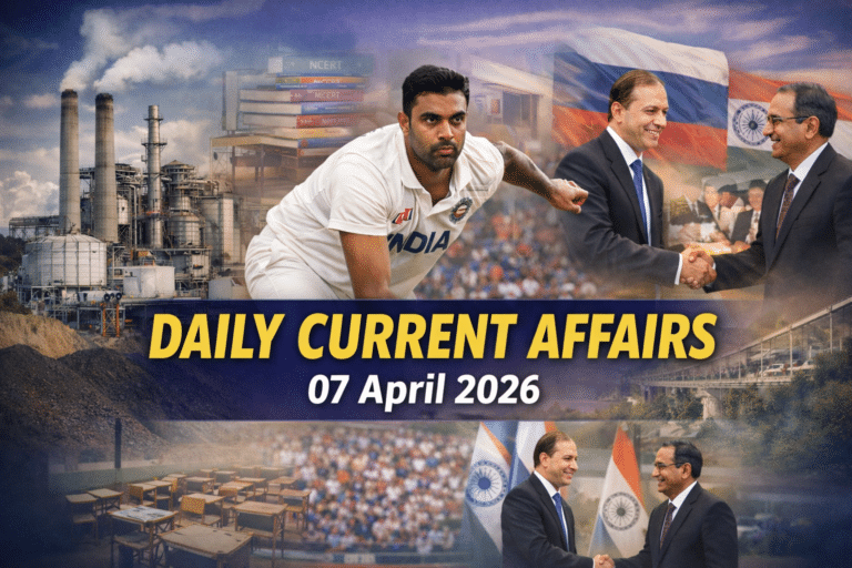 07 april 2026 current affairs