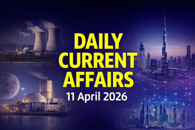 11 april 2026 current affairs