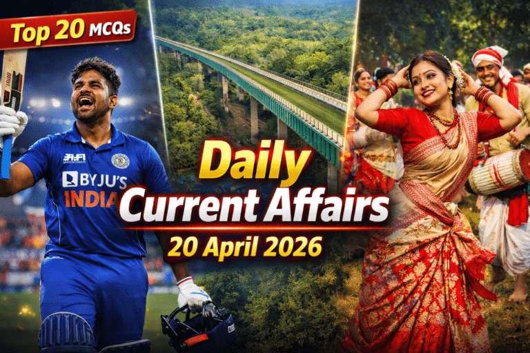20 april 2026 current affairs